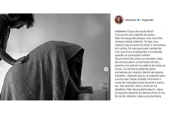 Foto: Reprodução Instagram / @rafabrites