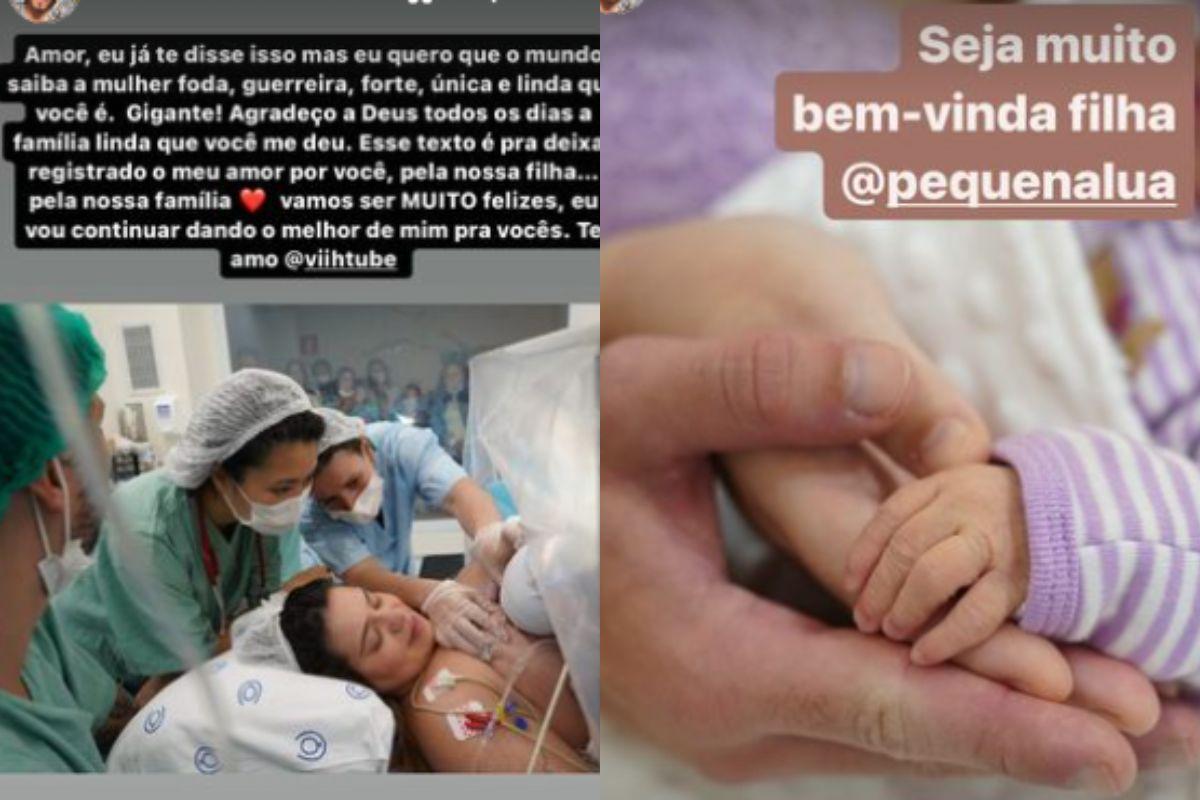 Eliezer fala sobre o parto da filha