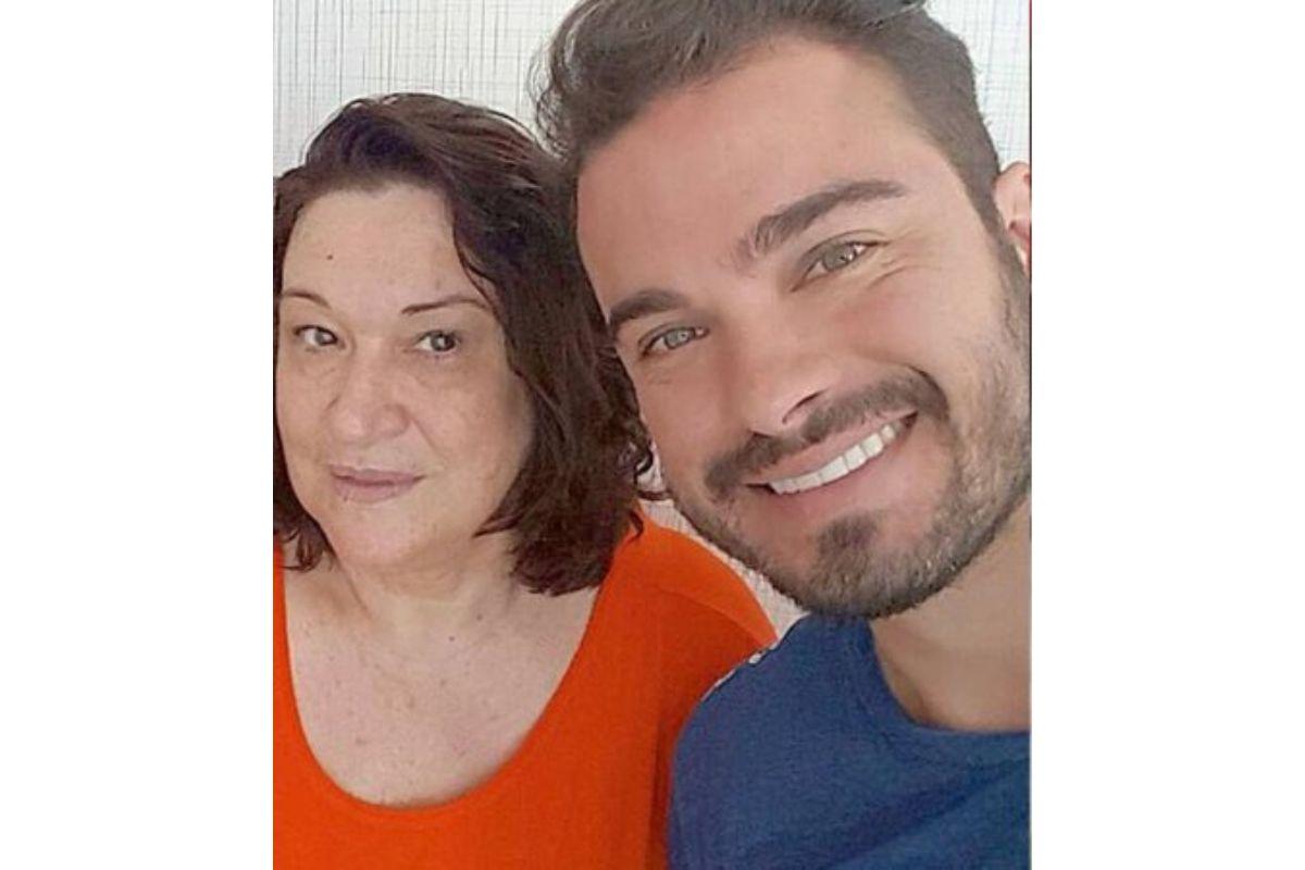 Sidney Sampaio e mãe