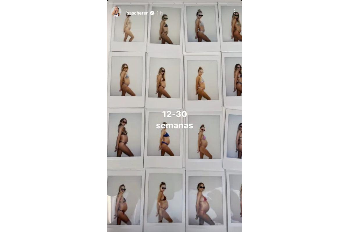 Isabella Scherer está grávida de filhos gêmeos