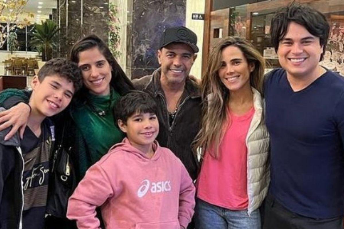 Wanessa Camargo com a família