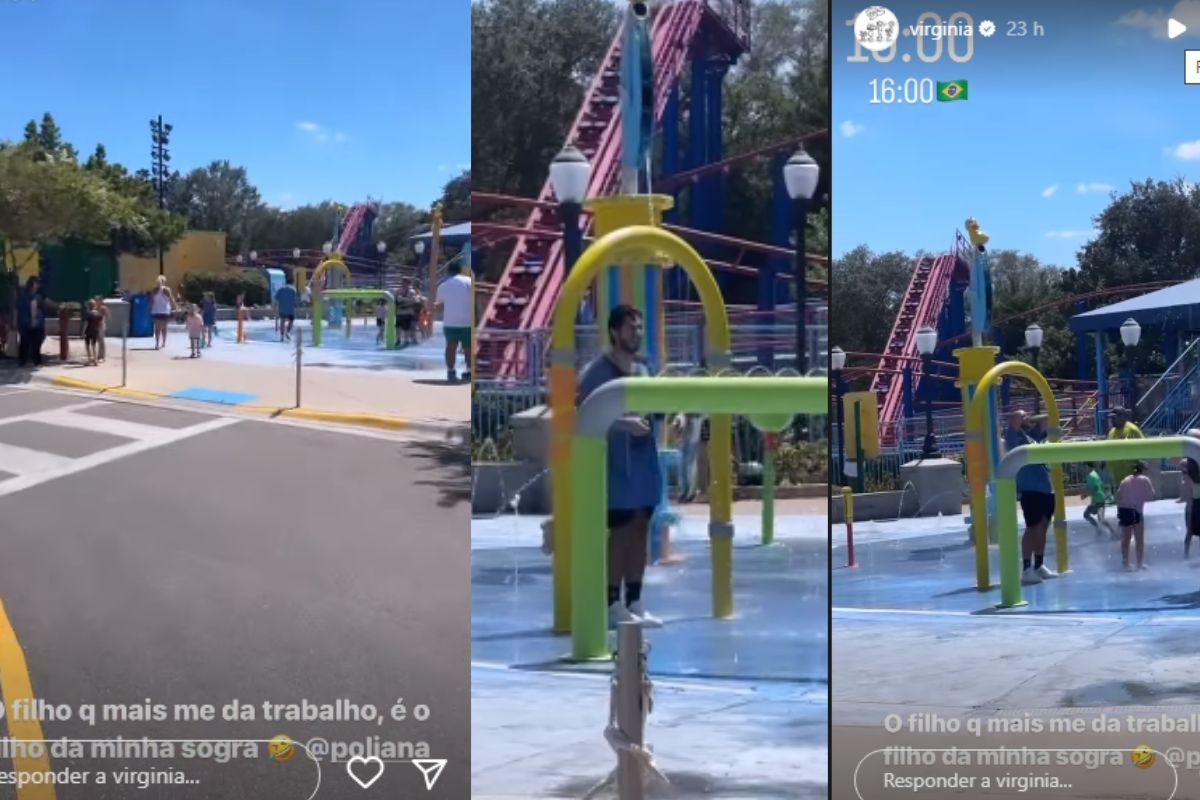 Virginia e Zé Felipe na Disney