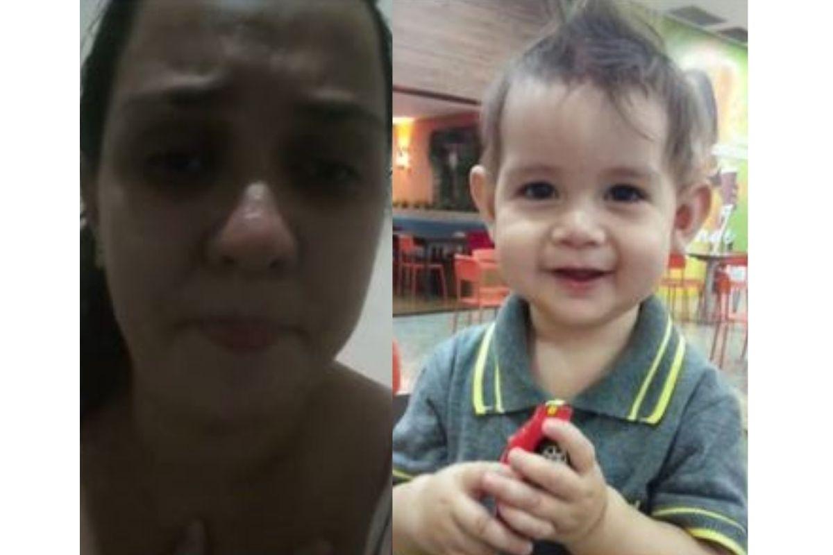 A mãe lamentou a morte do filho pela Covid-19