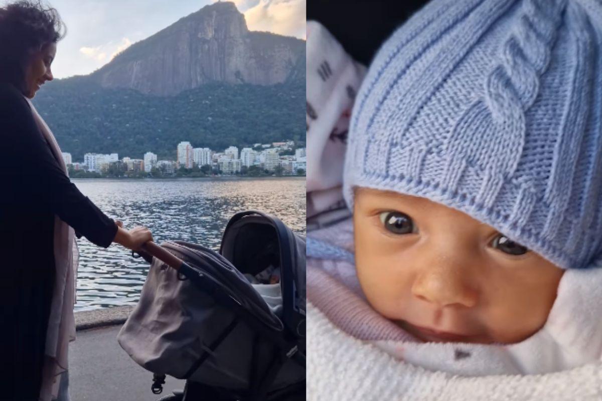 Celeste filha de Aline Midlej