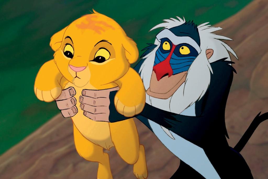 "THE LION KING" (L-R) Simba, Rafiki ©Disney Enterprises, Inc. All Rights Reserved.