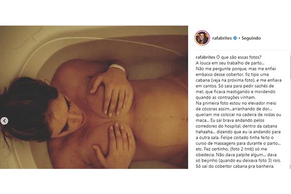 Foto: Reprodução Instagram / @rafabrites