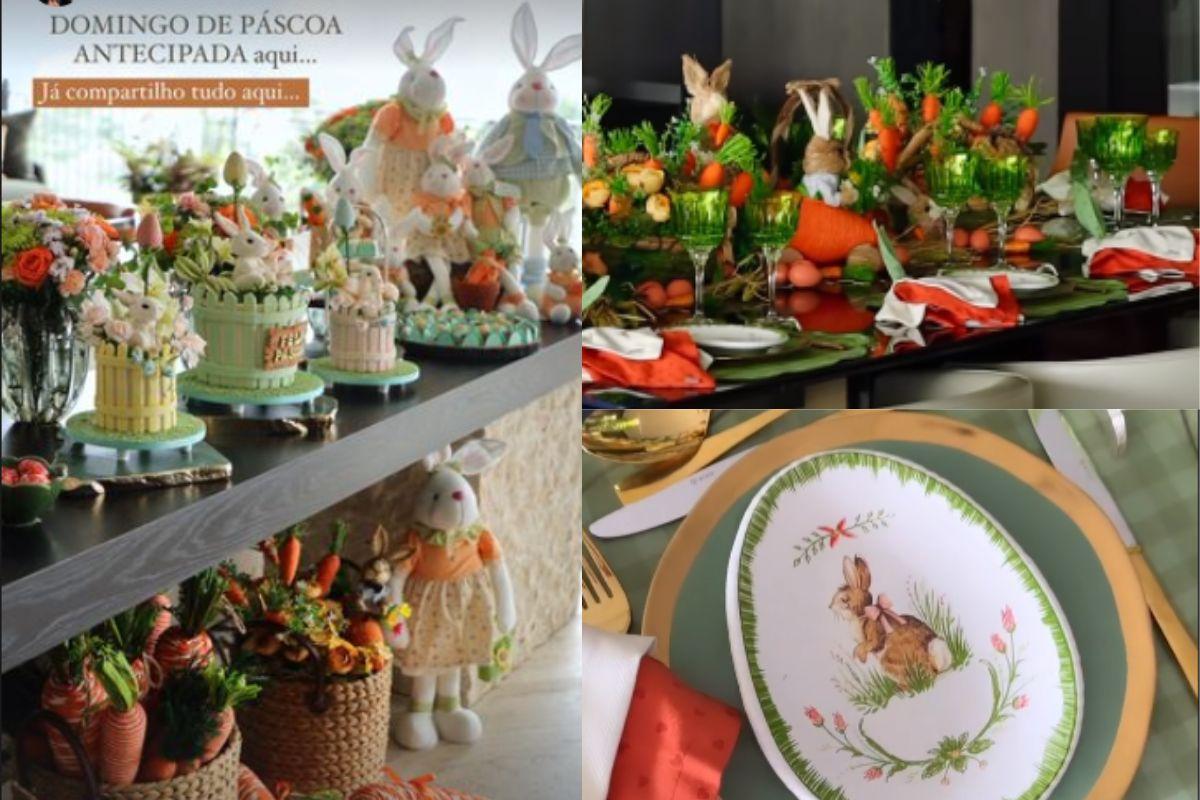 Mesa de Páscoa antecipada Ana Paula Siebert