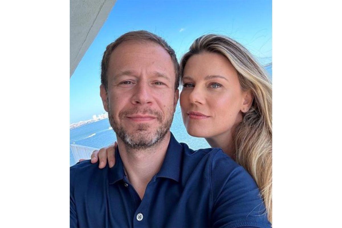 Tiago Leifert e Daiana Garbin 