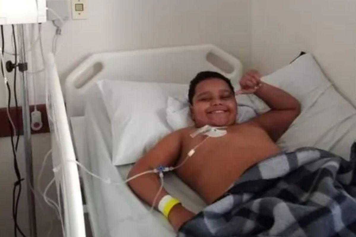 O menino manteve sempre a esperança