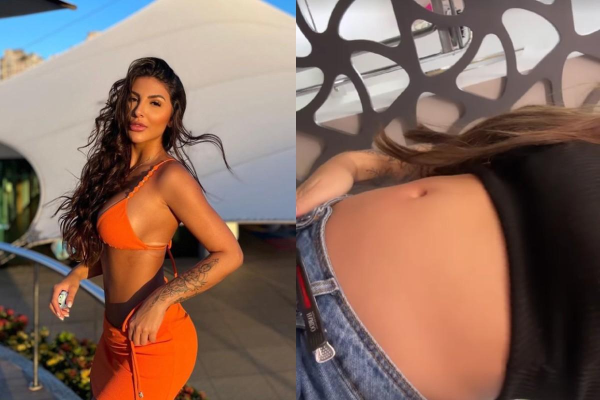 Jheny está grávida de Arthur Aguiar