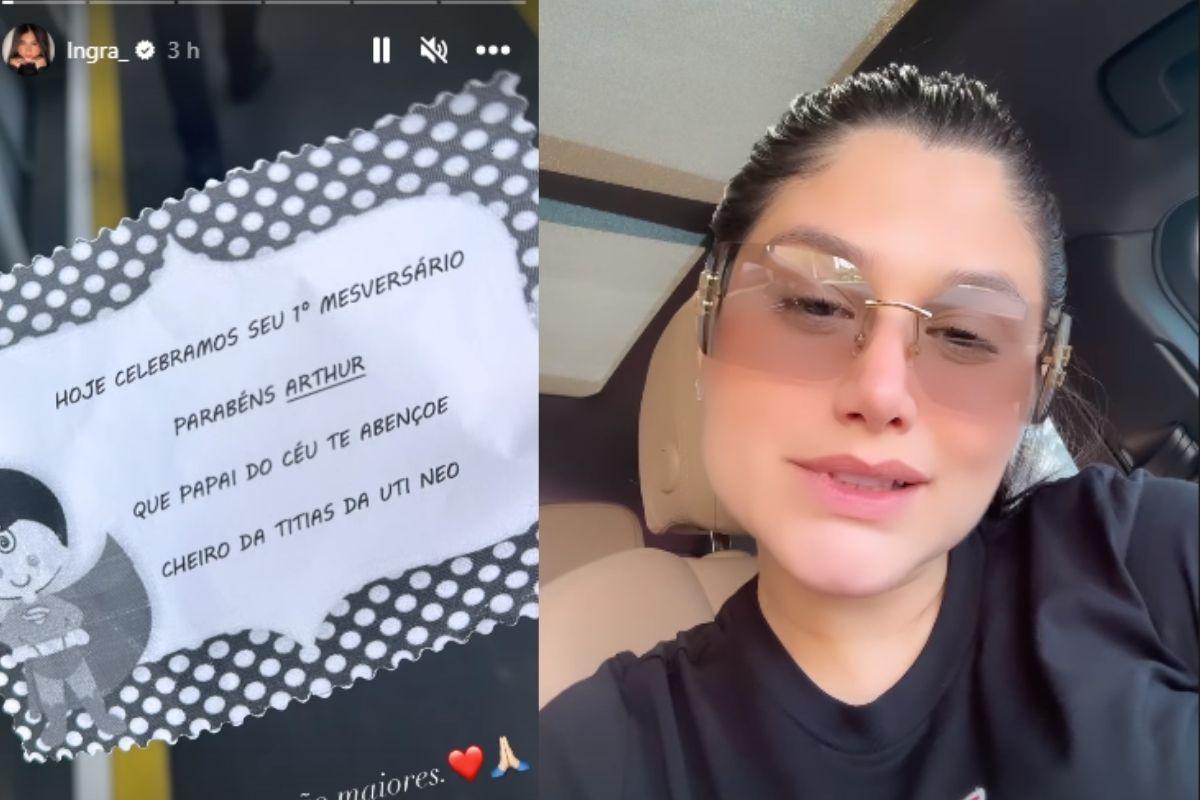 Ingra voltou para redes sociais e falou sobre a saúde do filho