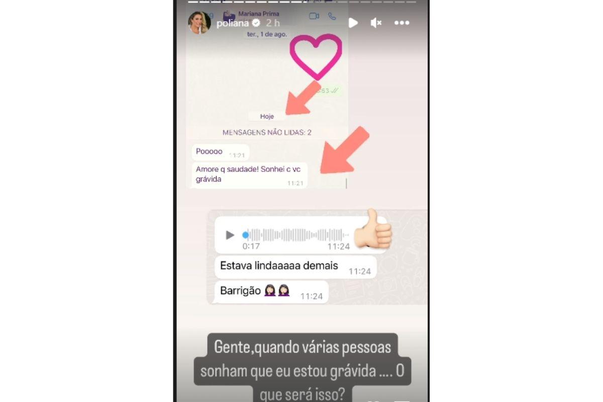 Poliana Rocha fala sobre gravidez