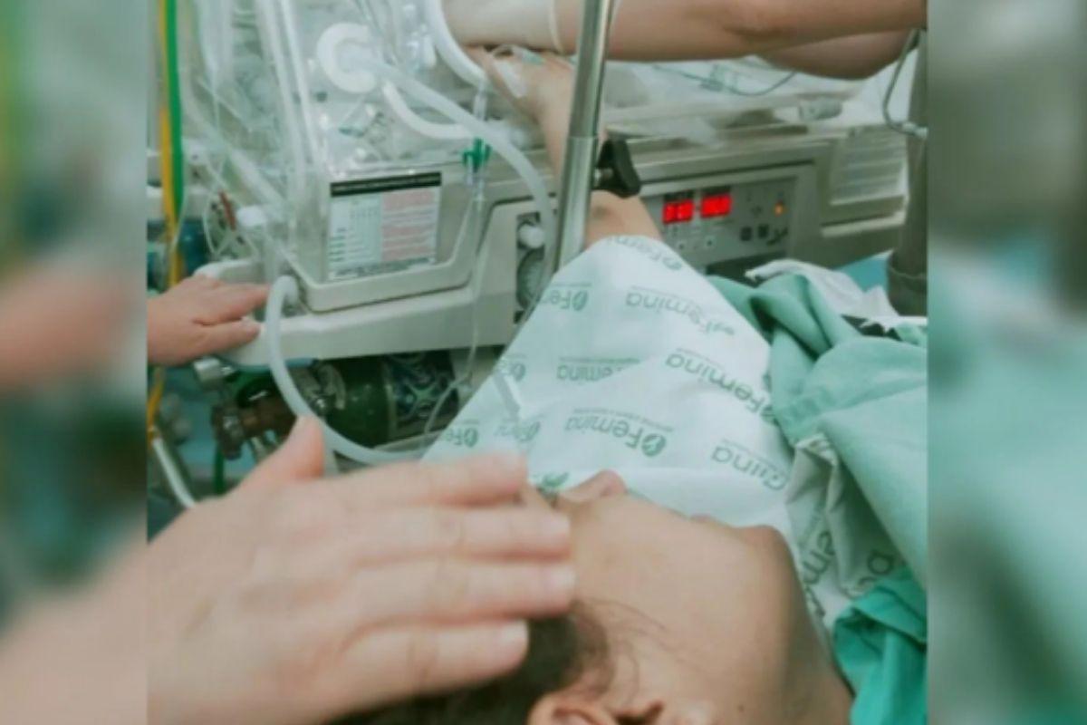 Rafaelly de Paula Morais, mãe de quintuplos