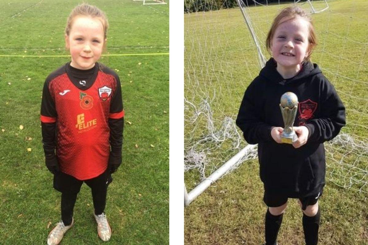 Freya tem sido apoiada pela comunidade do futebol