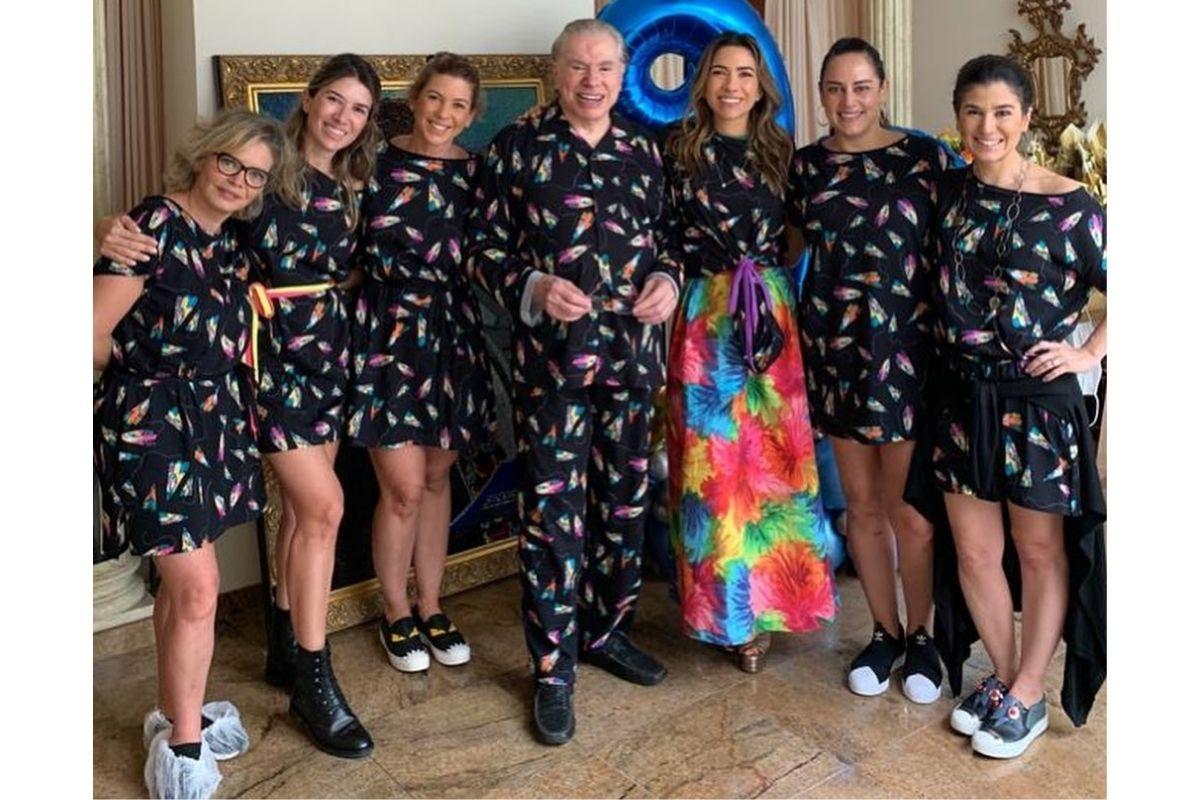 Silvio Santos, Patr&iacute;cia Abravanel, Rebeca Abravanel, Silvia Abravanel, Daniela Beyruti, Cintia Abravanel, Renata Abravanel, fam&iacute;lia Silvio Santos, fam&iacute;lia Abravanel
