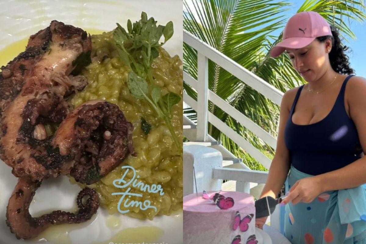 Larissa Manoela celebra aniversário de cunhada 