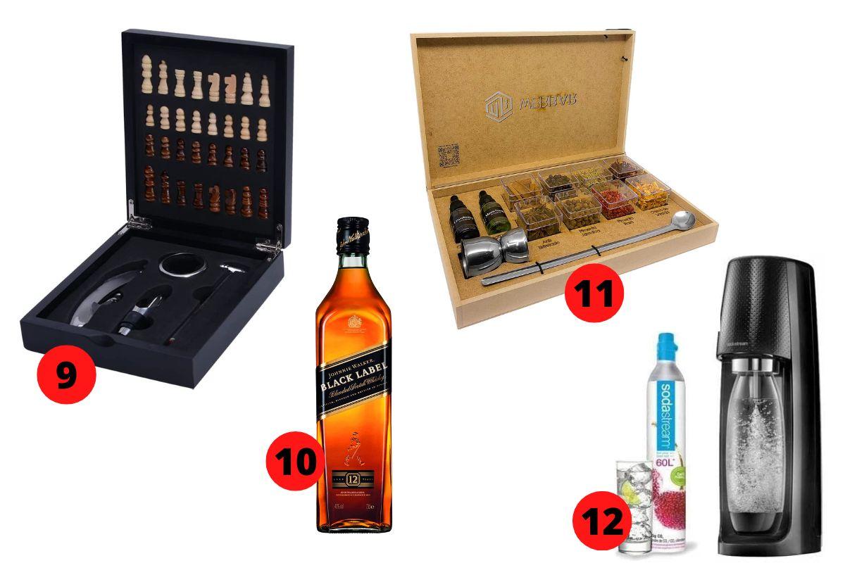 Presenteie seu pai com bebidas ou acessórios para ele fazer um bom drink