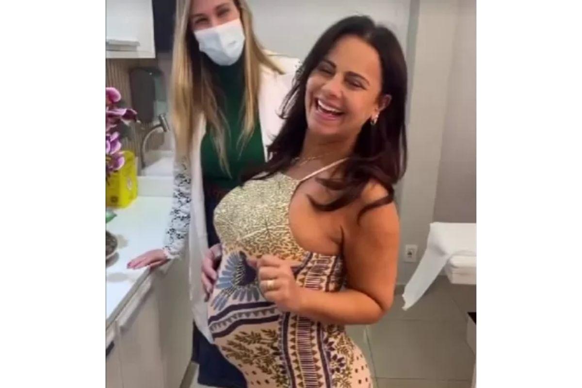 Viviane Araújo compartilhou mais detalhes da gravidez com os seguidores