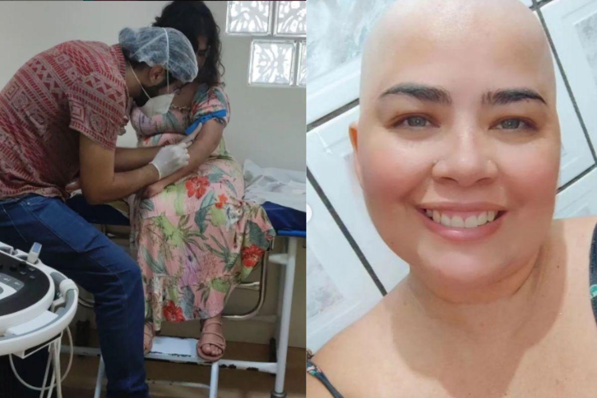 Heliana está em tratamento com a filha 