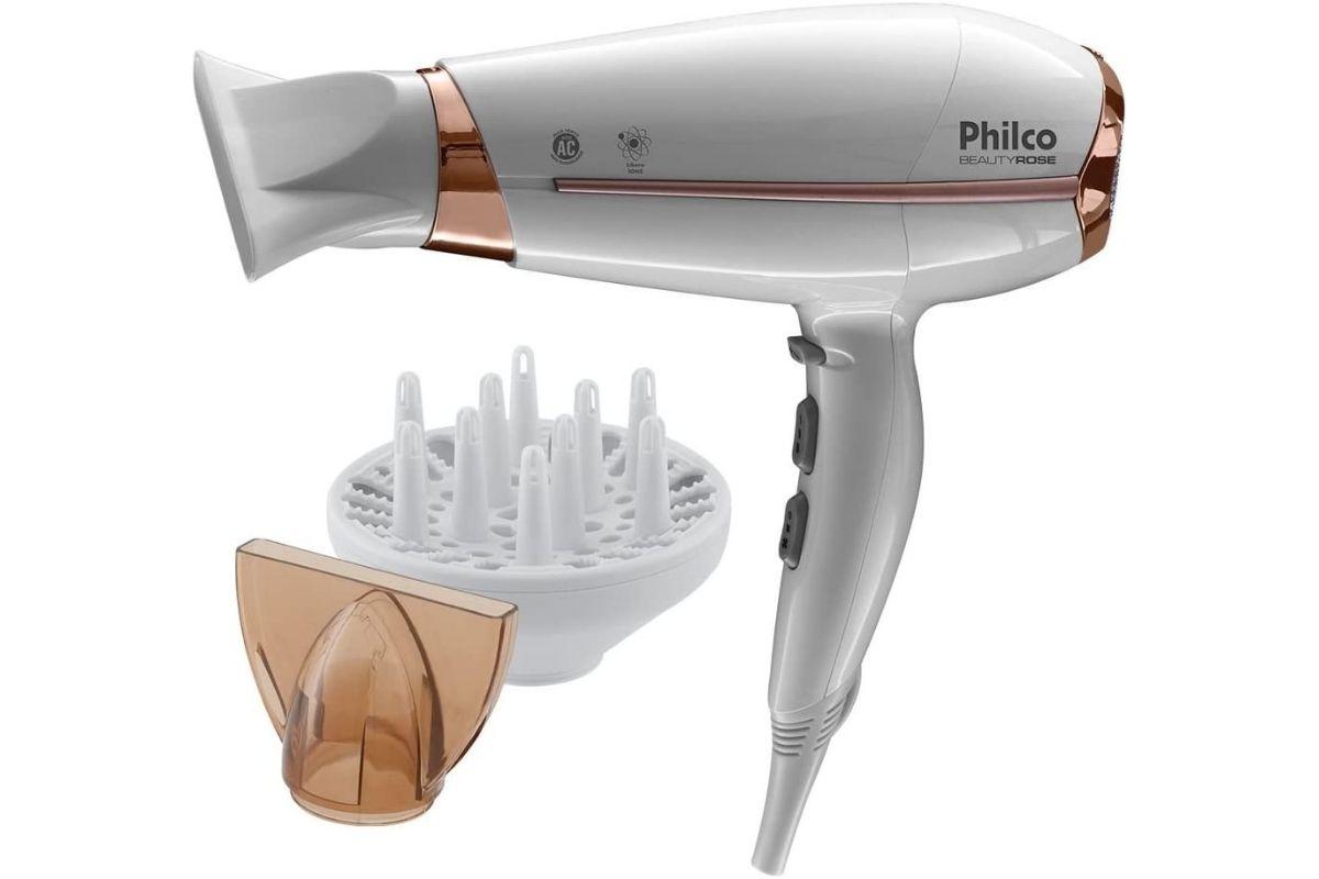 Secador De Cabelo, Beauty Rose, Branco, da Philco