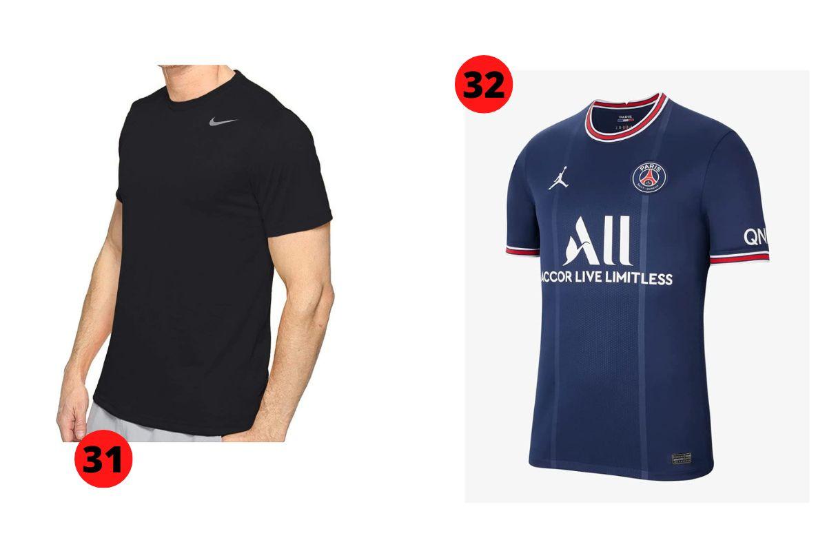 Camisetas esportivas podem ser uma boa opção de presente no Dia dos Pais