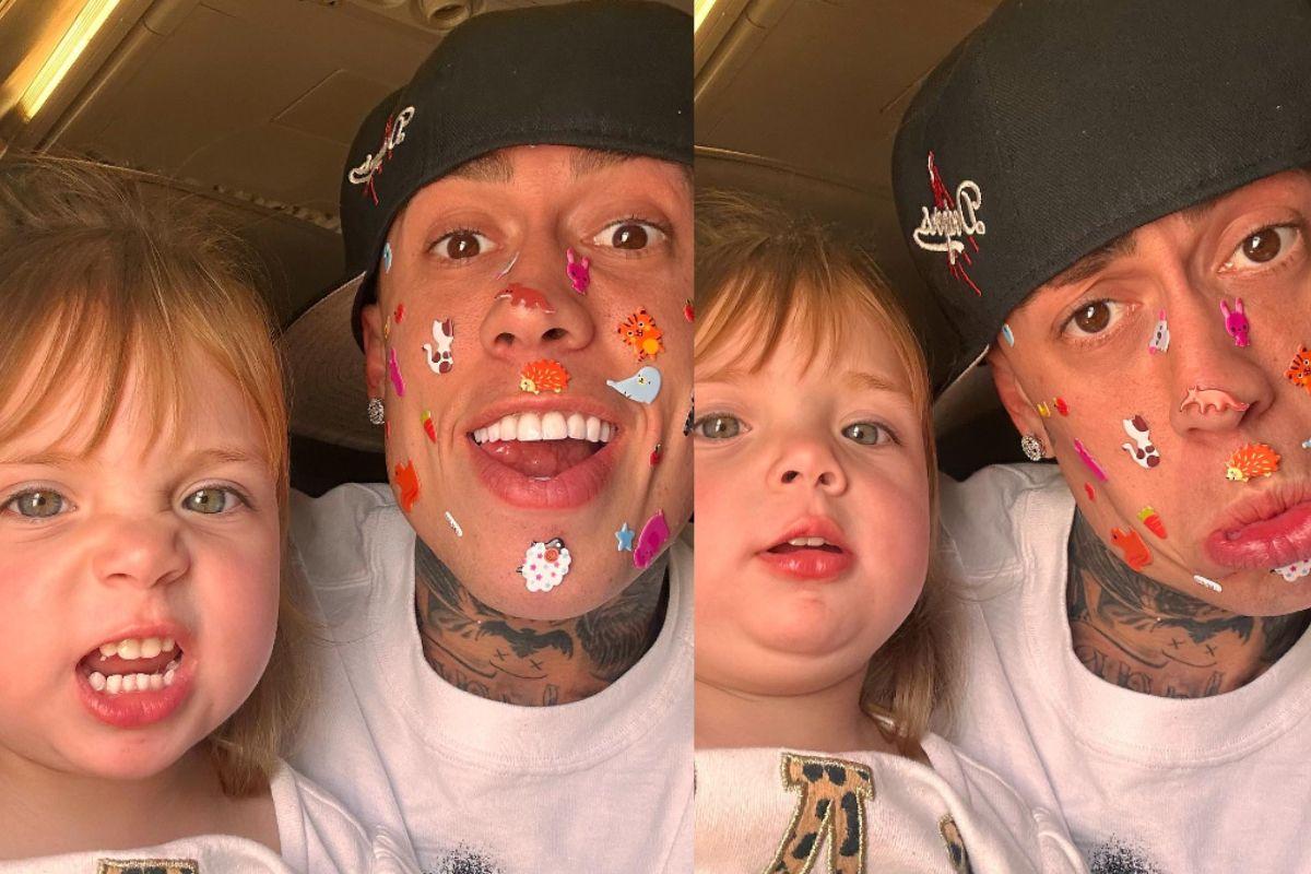 Mc Daniel fica encantado ao encontrar criança