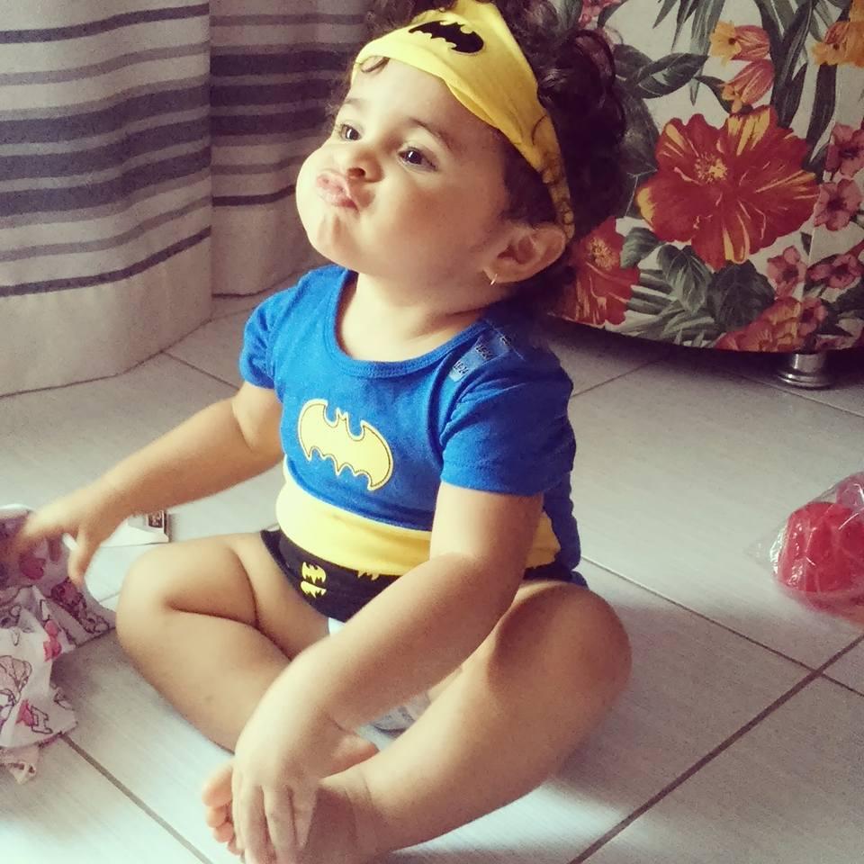 Clarisse, 1 ano, filha de Júnior e Rafaela