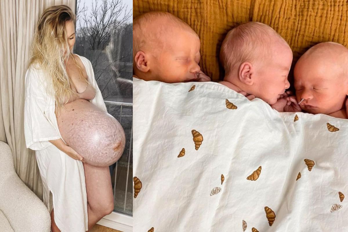 A barriga da influencer e os bebês que saíram dela