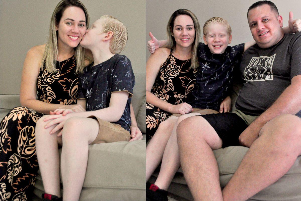 Felipe Melquiades, ator mirim Felipe Melquiades, família Felipe Melquiades, Felipe Melquiades albinismo, Cristian Terra e Paixão, Cristian novela albino, ator mirim albino