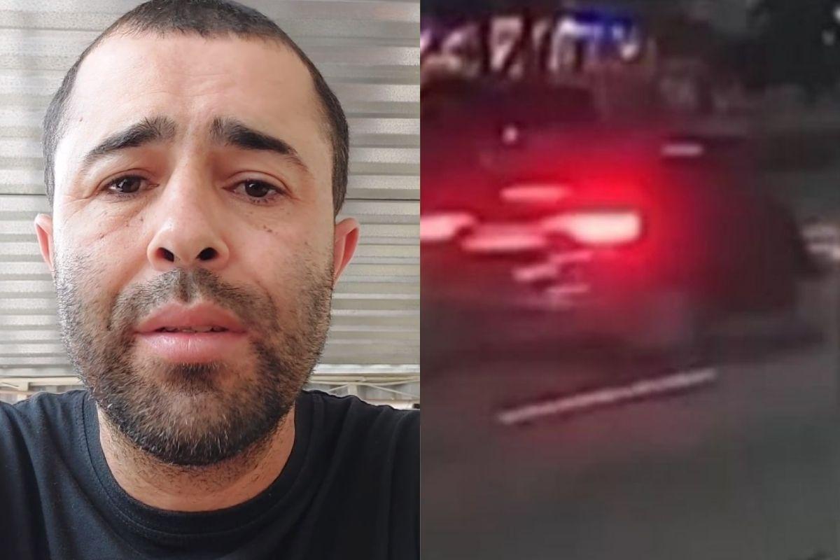 Diones Silva dirigia o carro que atropelou Kayky Brito 