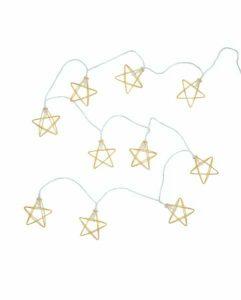 Cordão Luminoso Gold Stars 