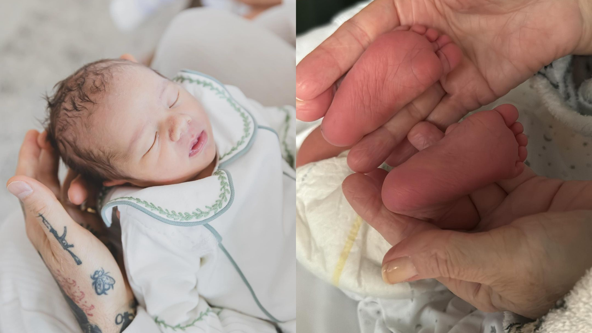 Filho rec&eacute;m-nascido de Shantal Verdelho