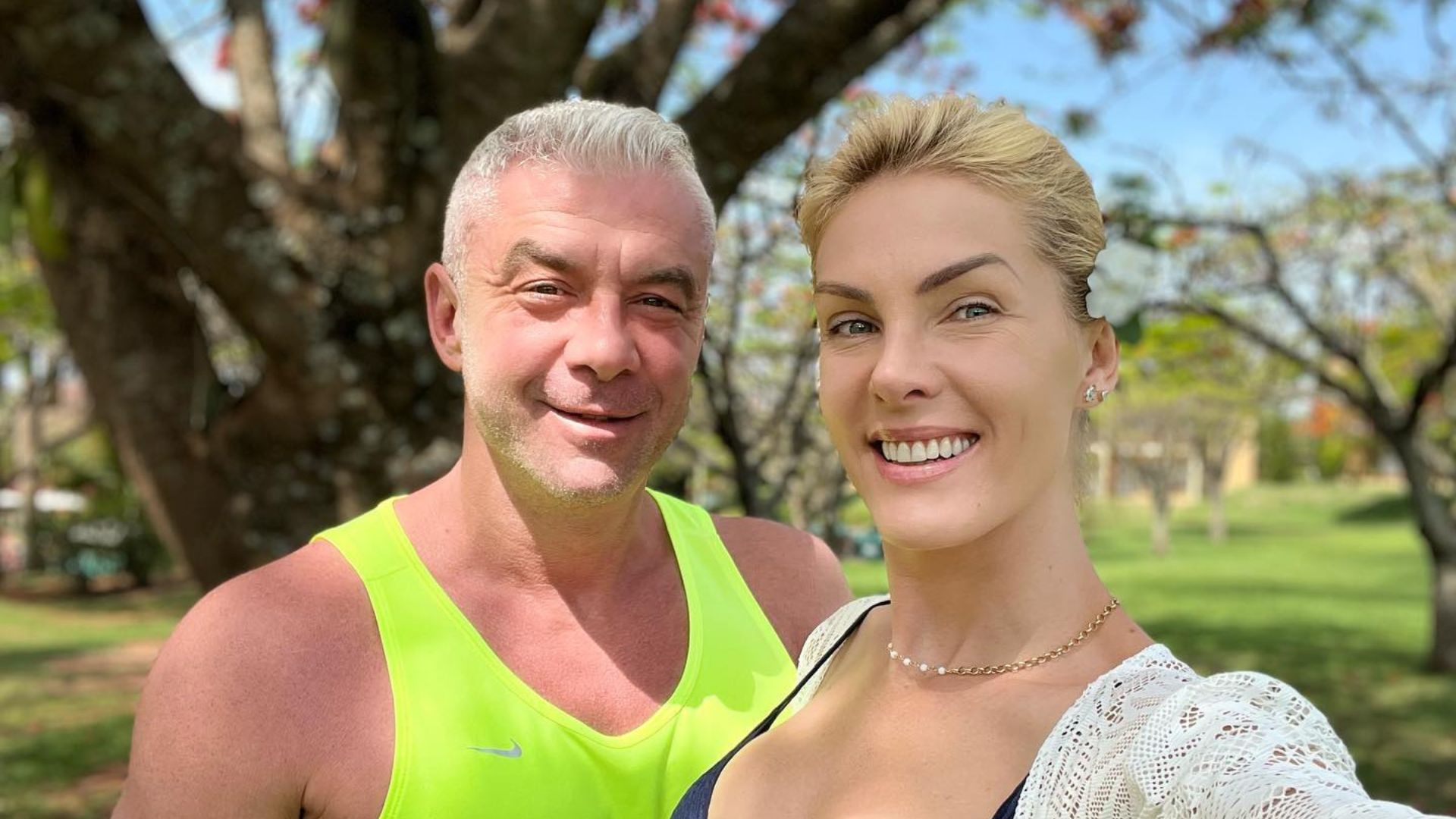 Ex-modelo, apresentadora e empres&aacute;ria Ana Hickamann e o empres&aacute;rio e marido Alexandre Correa