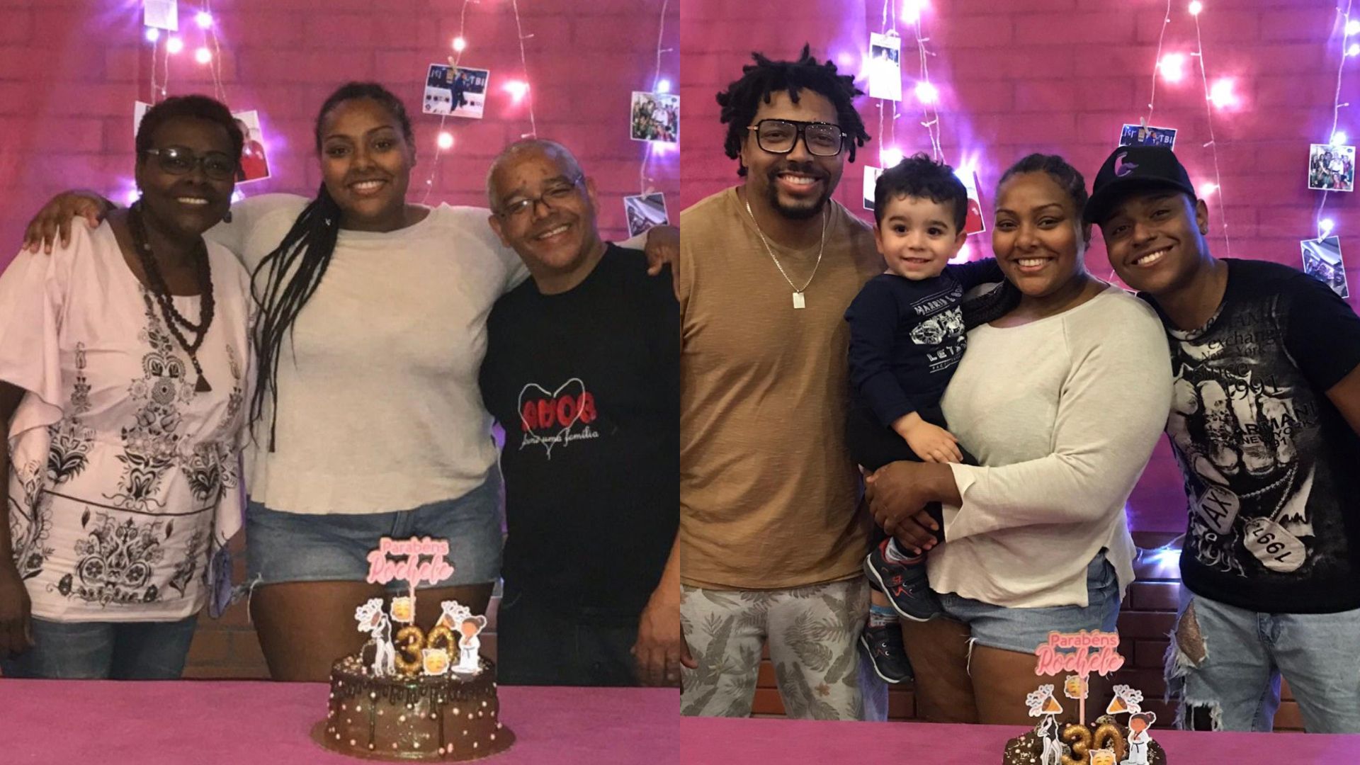 Rochele Nunes e fam&iacute;lia