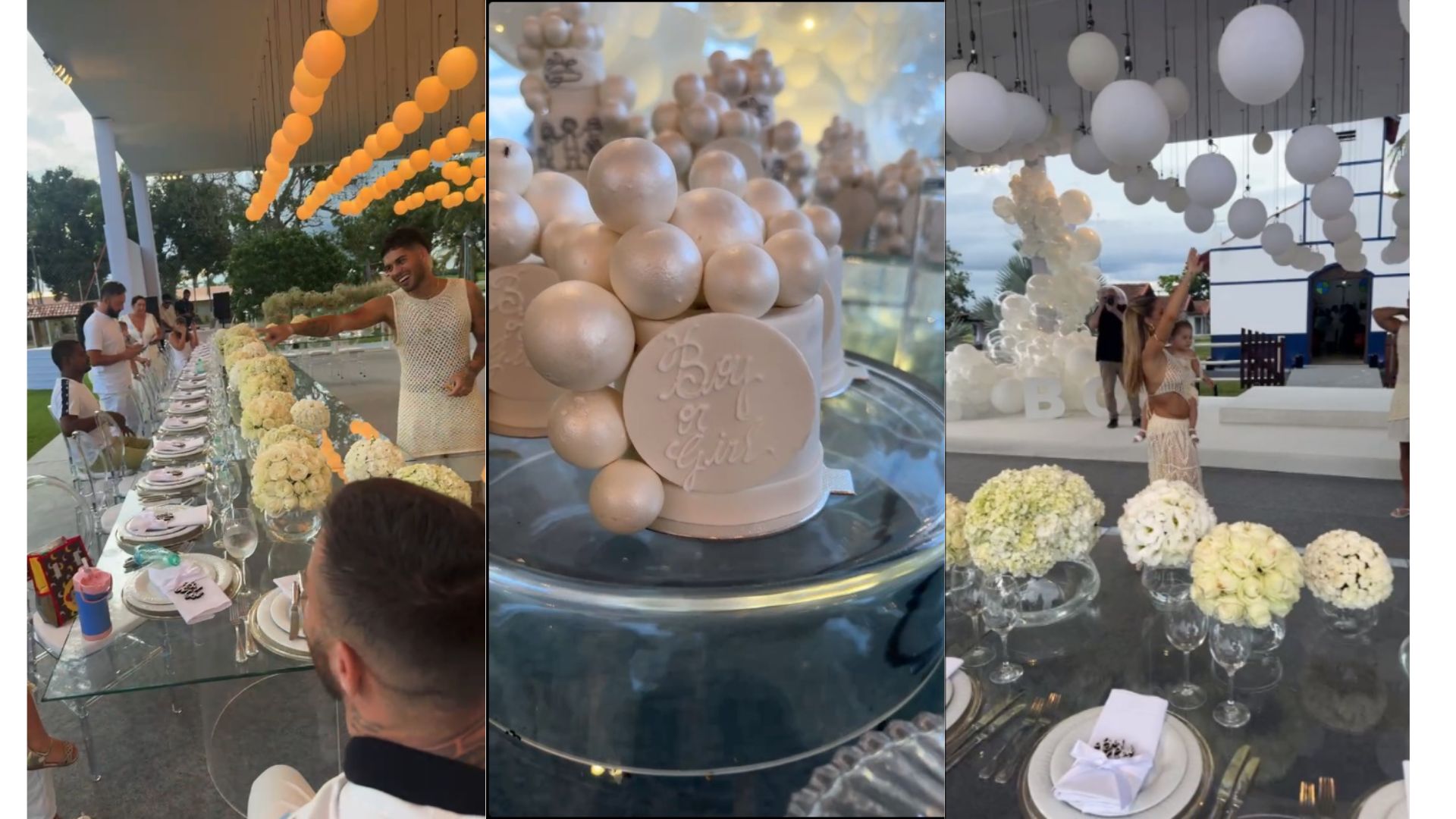 Ch&aacute; revela&ccedil;&atilde;o terceiro filho de Virginia