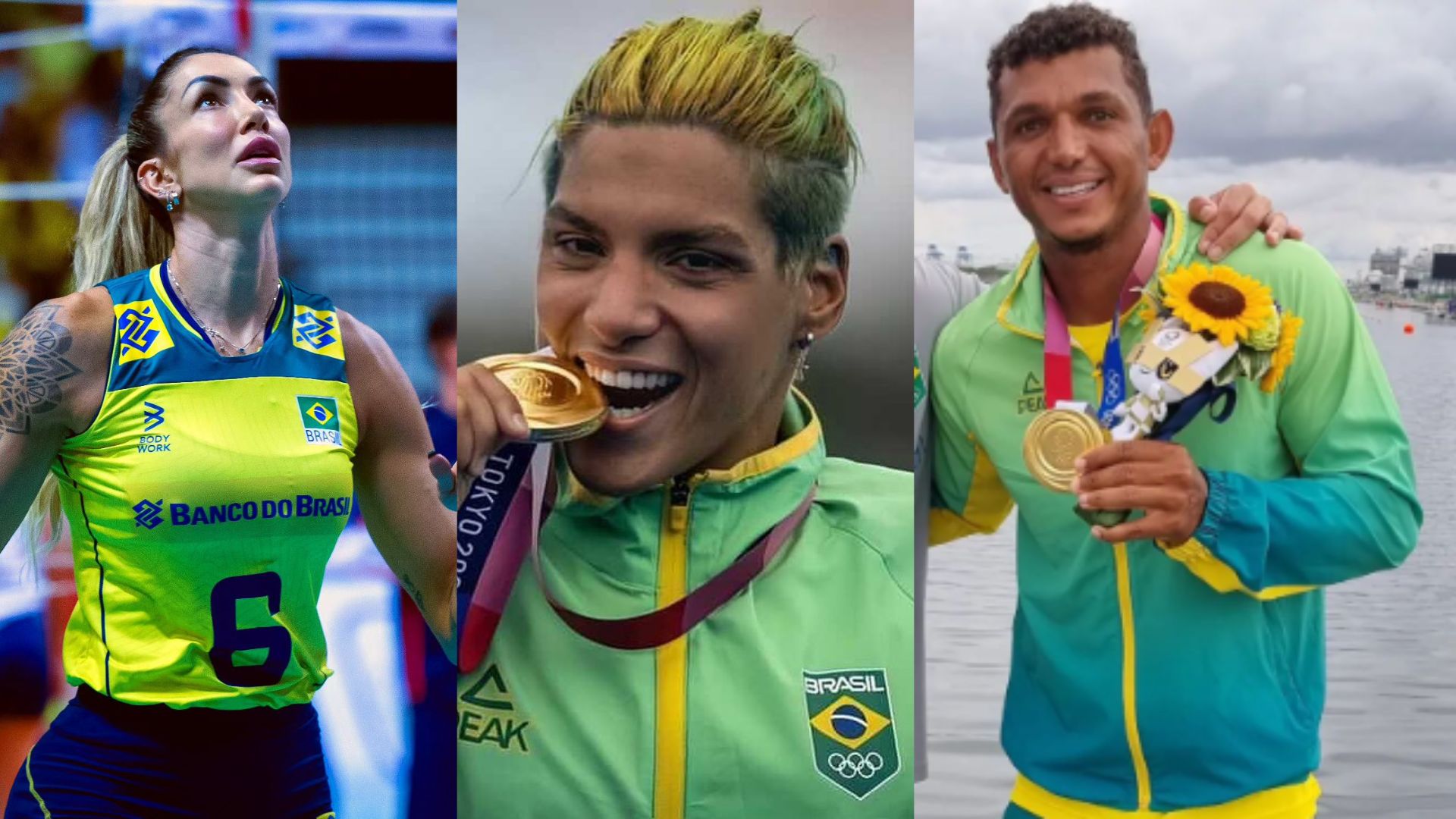 Brasileiros medalhistas ol&iacute;mpicos em Paris