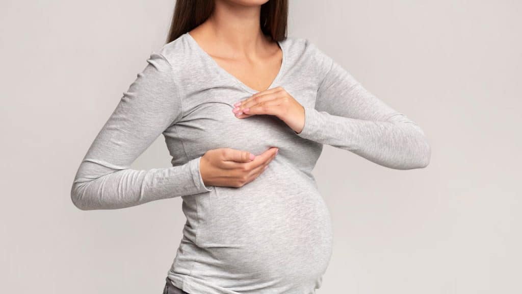 Quais são as principais alterações nos seios durante a gravidez?