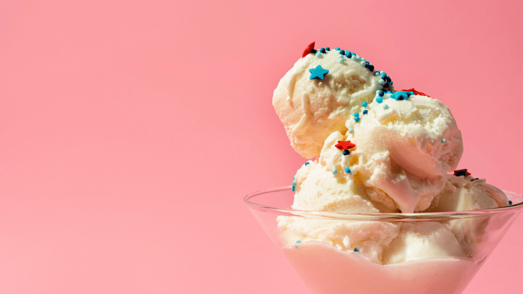 sorvete na taça