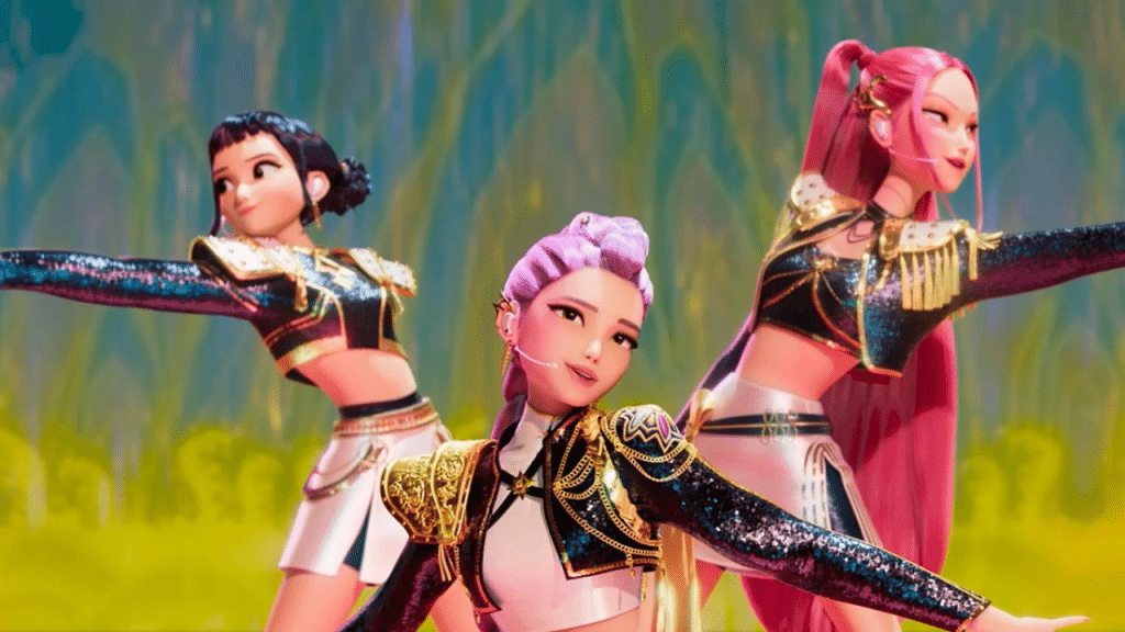 Persinagens da animação Guerreiras do K-Pop, filme da Netflix