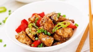 Frango xadrez delicioso receita com passo a passo.