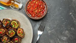 Receita de antepasto de berinjela.