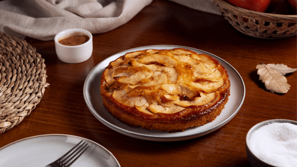 Receita de torta de banana rápida.