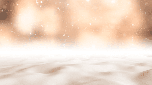 A imagem transmite neve